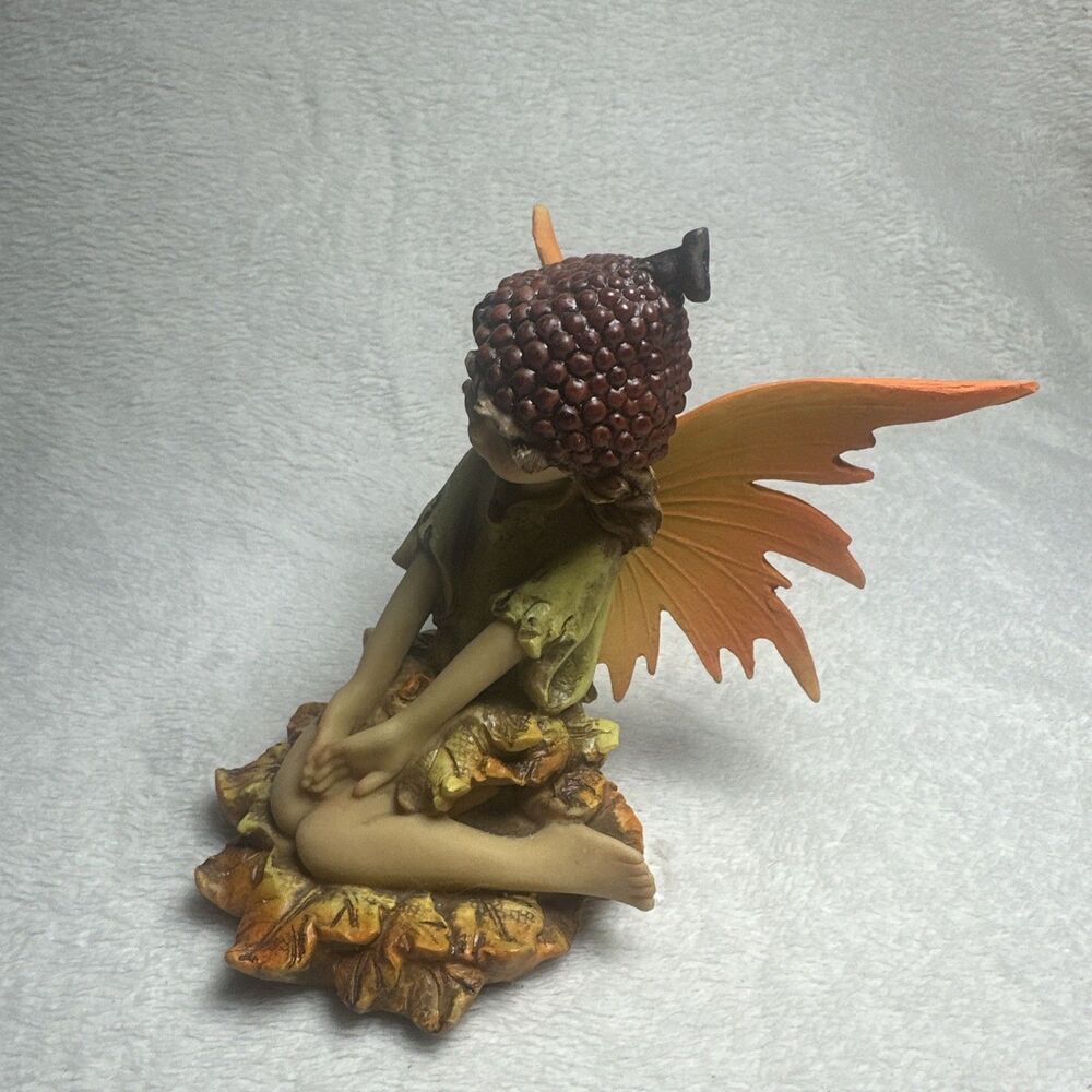 PUMPKIN PATCH SITTING FAIRY FIGURINE 6” & STANDING FAIRY FIGURINE 8” NEW IN BOX - Picture 14 of 15